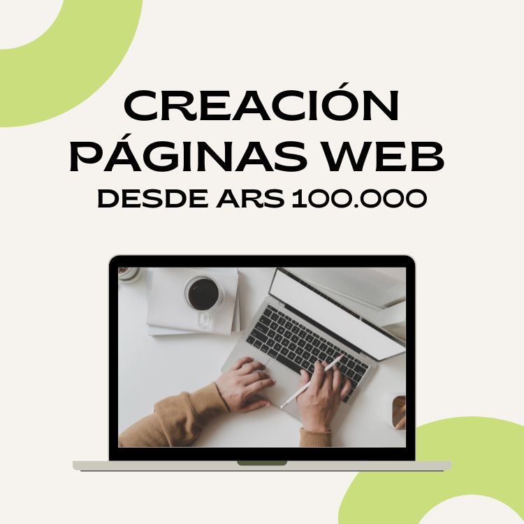 CREACIÓN PÁGINAS WEB DESDE ARS 100.000